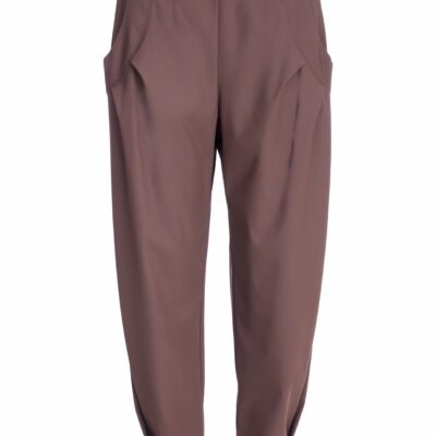 NAYA Cuff Trouser in Cocoa NAW25101