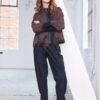 NAYA Plain Jersey Sleeve Cuff in Black NAW25142